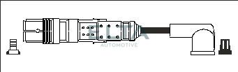 ELTA AUTOMOTIVE Комплект проводов зажигания ET4016